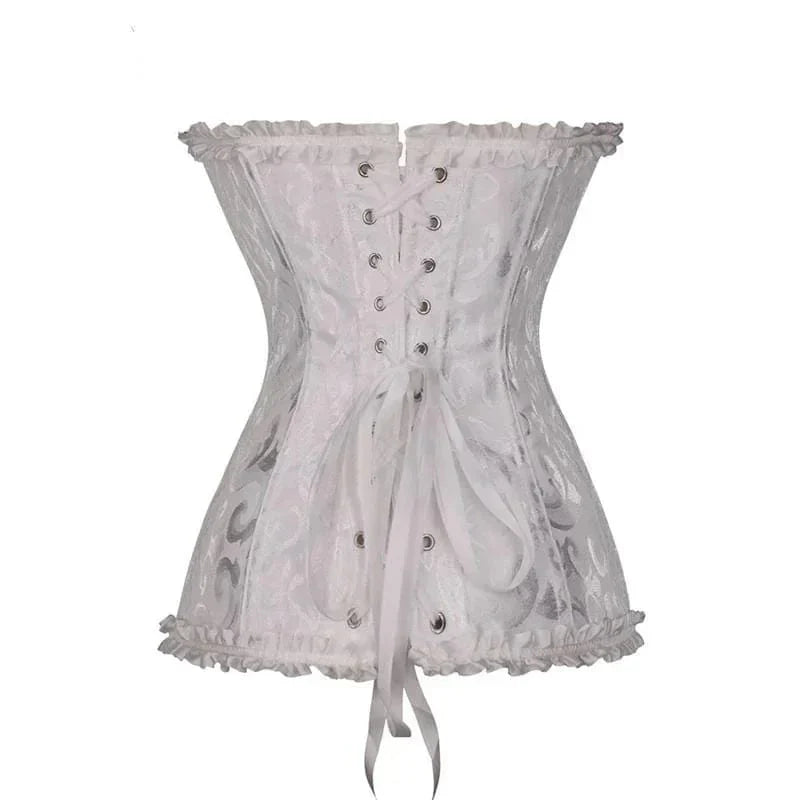 Ladies Lace Corset - Strapless & Elegant Design