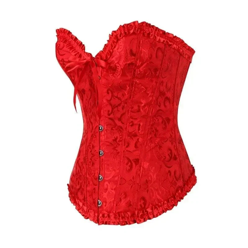 Ladies Lace Corset - Strapless & Elegant Design