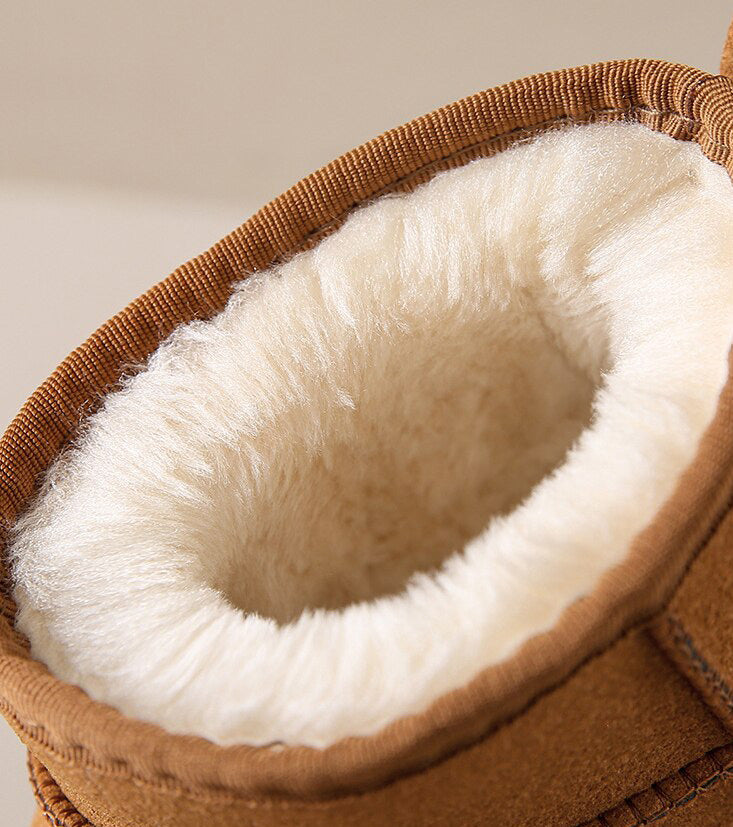 Stylish Winter Ankle Boots with Fur for Women