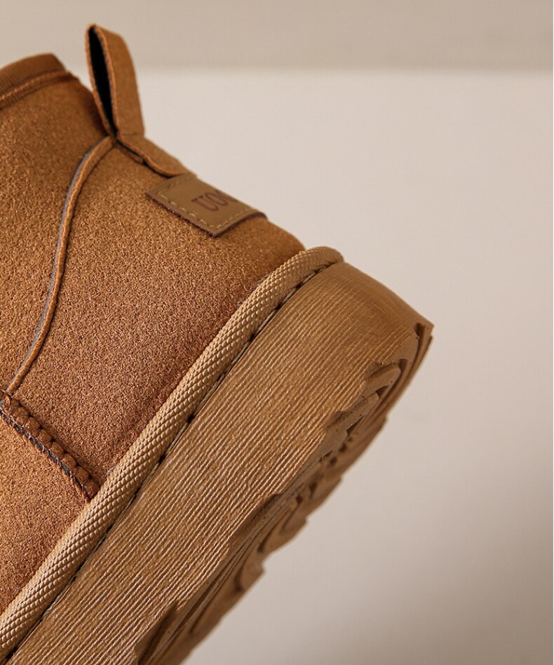 Stylish Winter Ankle Boots with Fur for Women