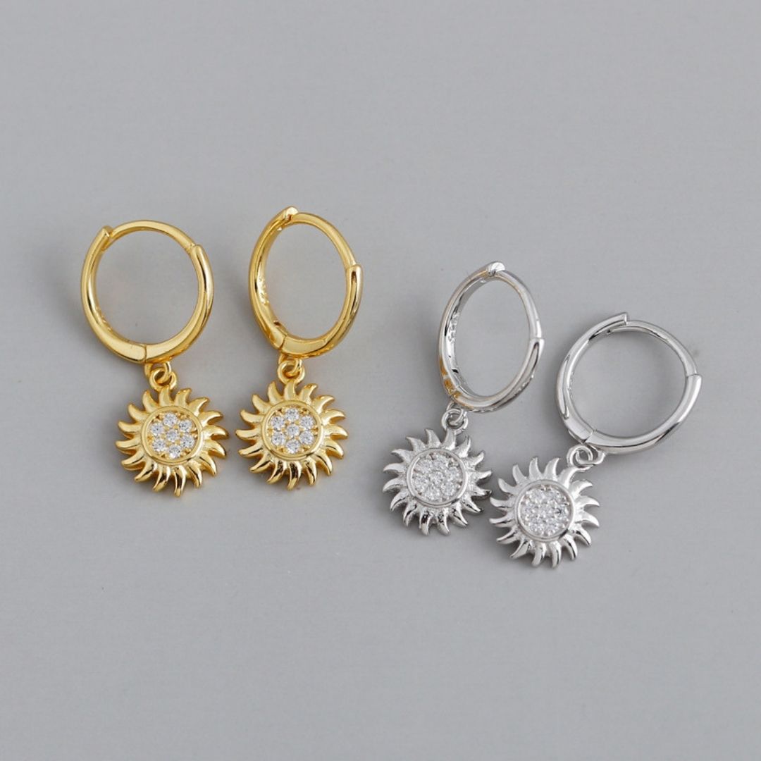 Stylish Sun Earrings for Women – Elara