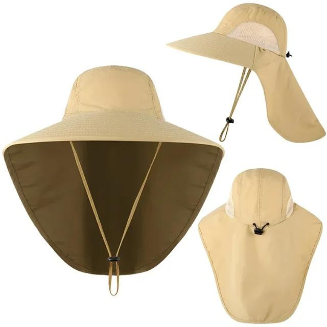 UV Protection Sun Hat for Women with Mesh & Drawstring – Freja