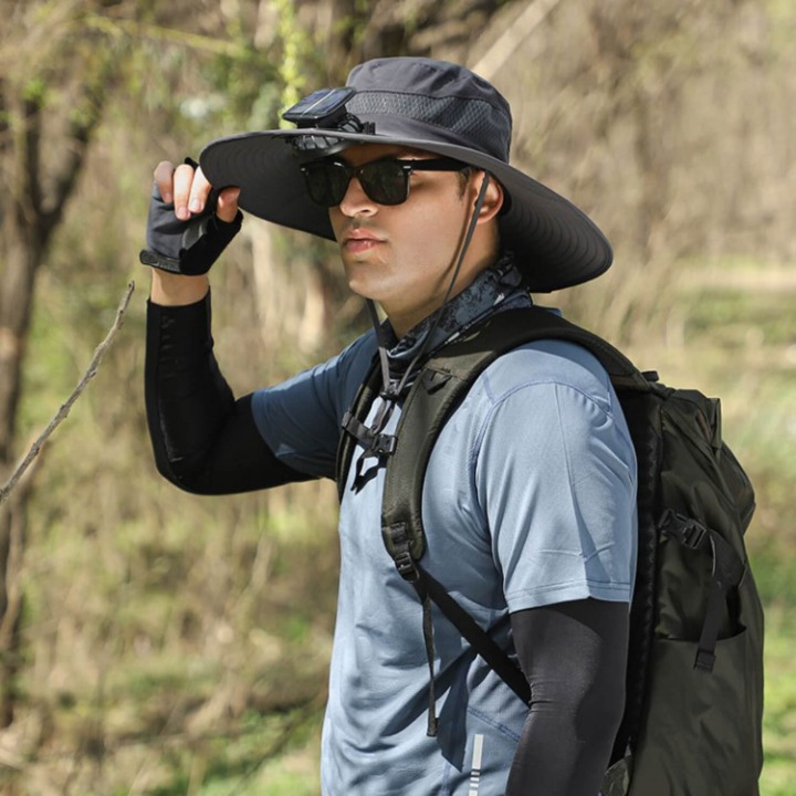 Solar Energy Hat with Fan and UV Protection - SolarCool™ VentiHat