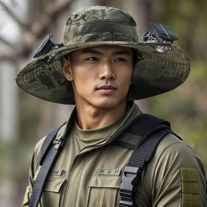 Solar Energy Hat with Fan and UV Protection - SolarCool™ VentiHat