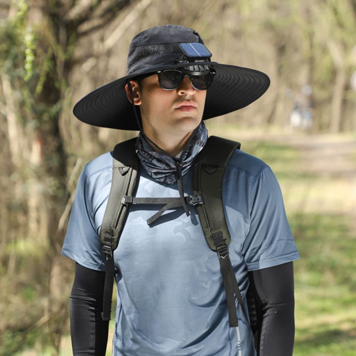 Solar Energy Hat with Fan and UV Protection - SolarCool™ VentiHat