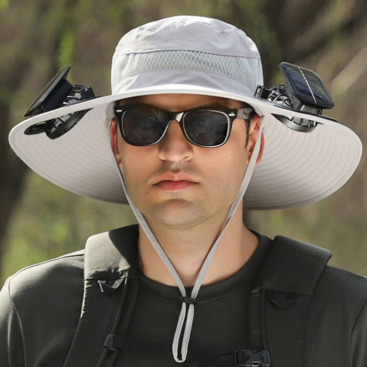 Solar Energy Hat with Fan and UV Protection - SolarCool™ VentiHat