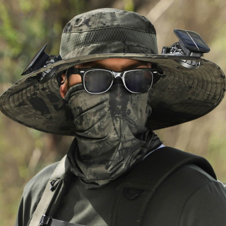 Solar Energy Hat with Fan and UV Protection - SolarCool™ VentiHat