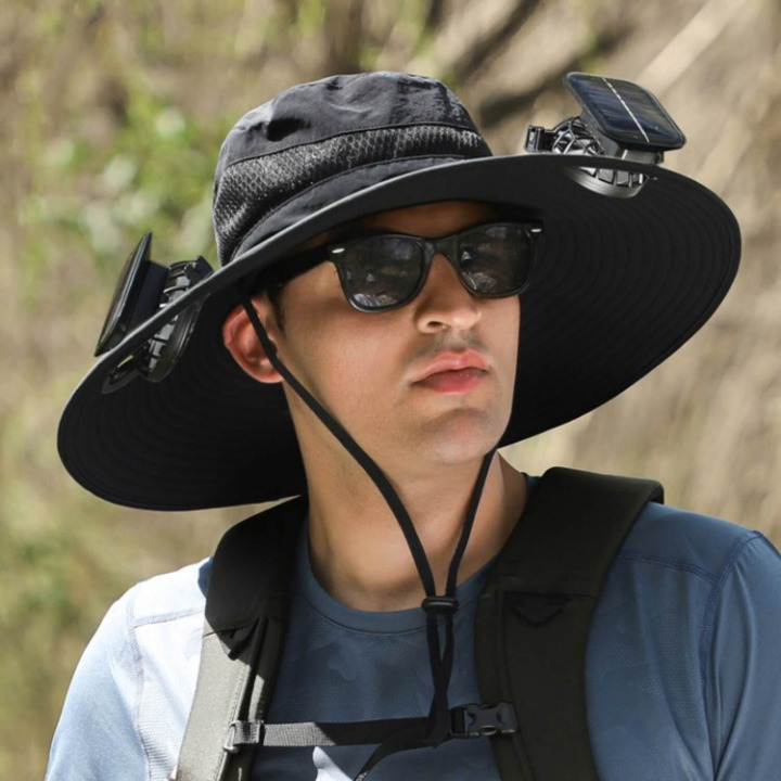 Solar Energy Hat with Fan and UV Protection - SolarCool™ VentiHat