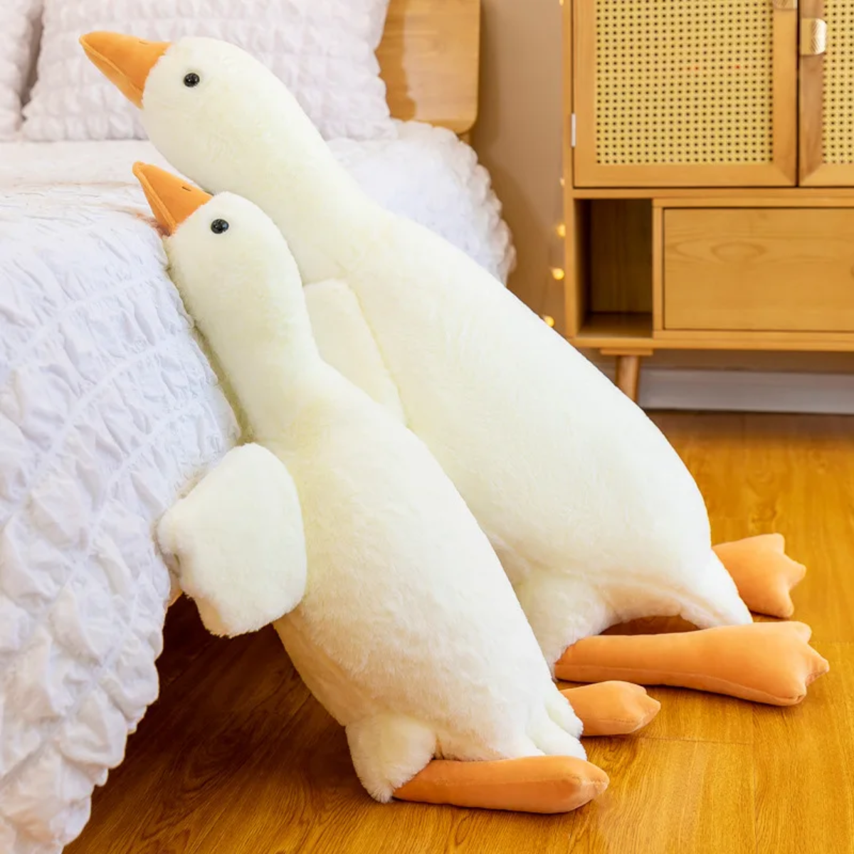 Cuddly Goose Cushion - Super Soft Plush Toy