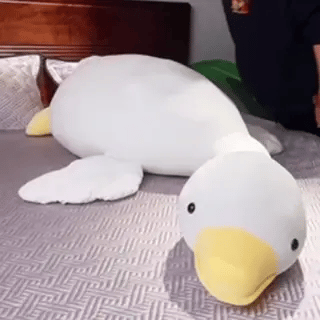 Cuddly Goose Cushion - Super Soft Plush Toy
