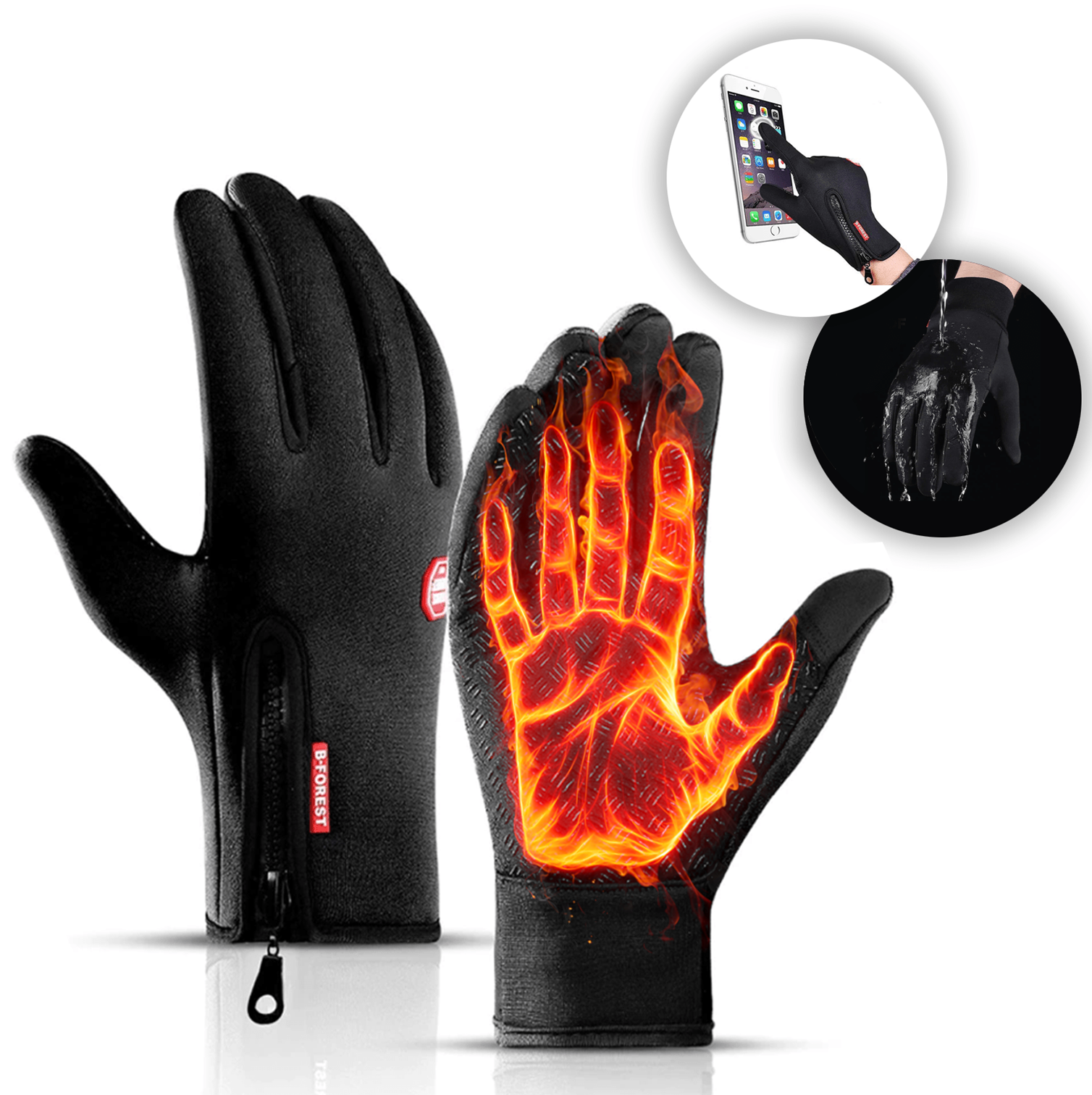 Thermal Gloves - FrostGuard - Warm & Touchscreen
