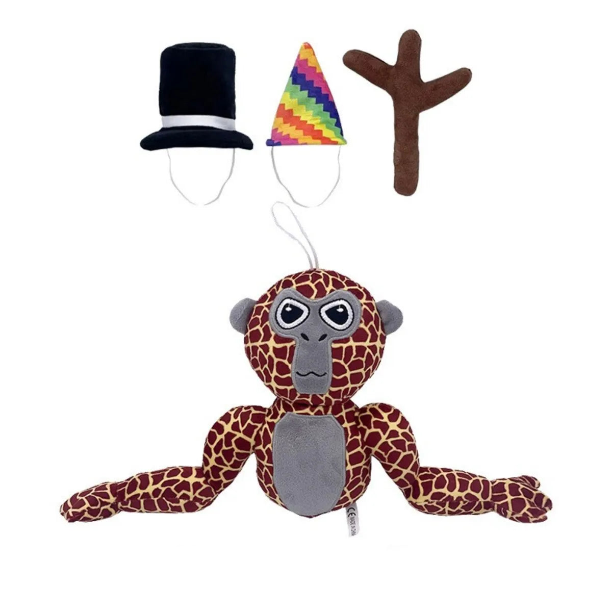 Colourful Gorilla Plush Toy – FunkyGorilla