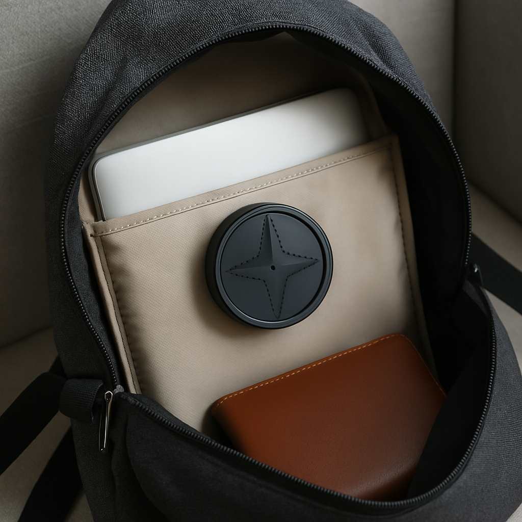 Magnetic GPS Tracker Compact – Real-Time Tracking for Vehicles, Pets & Valuables – USB Rechargeable