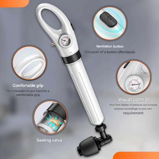 Air Pressure Unblocker (Adjustable 1–8 bar) - BlastAir