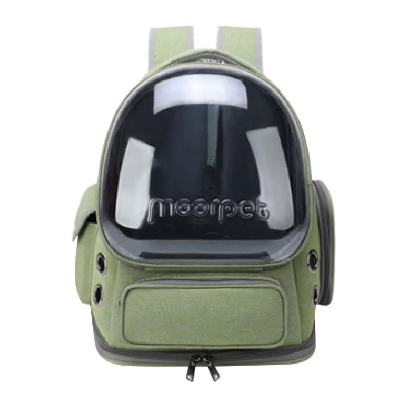 Pet Transport Backpack - Transparent and Breathable