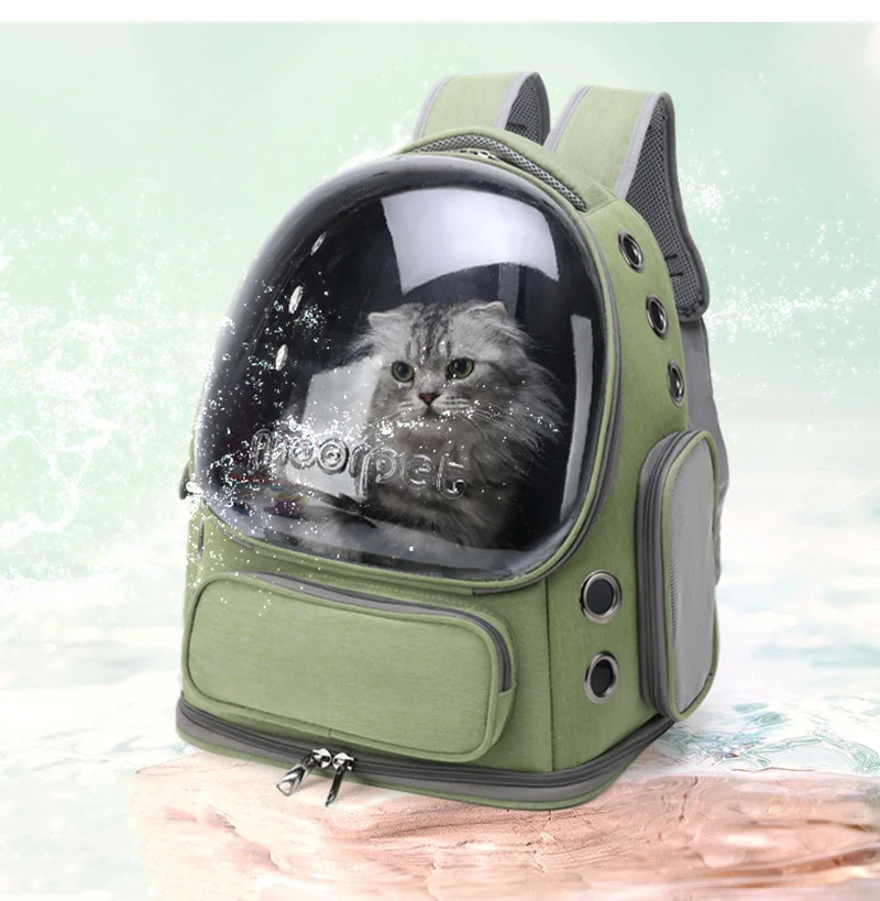 Pet Transport Backpack - Transparent and Breathable