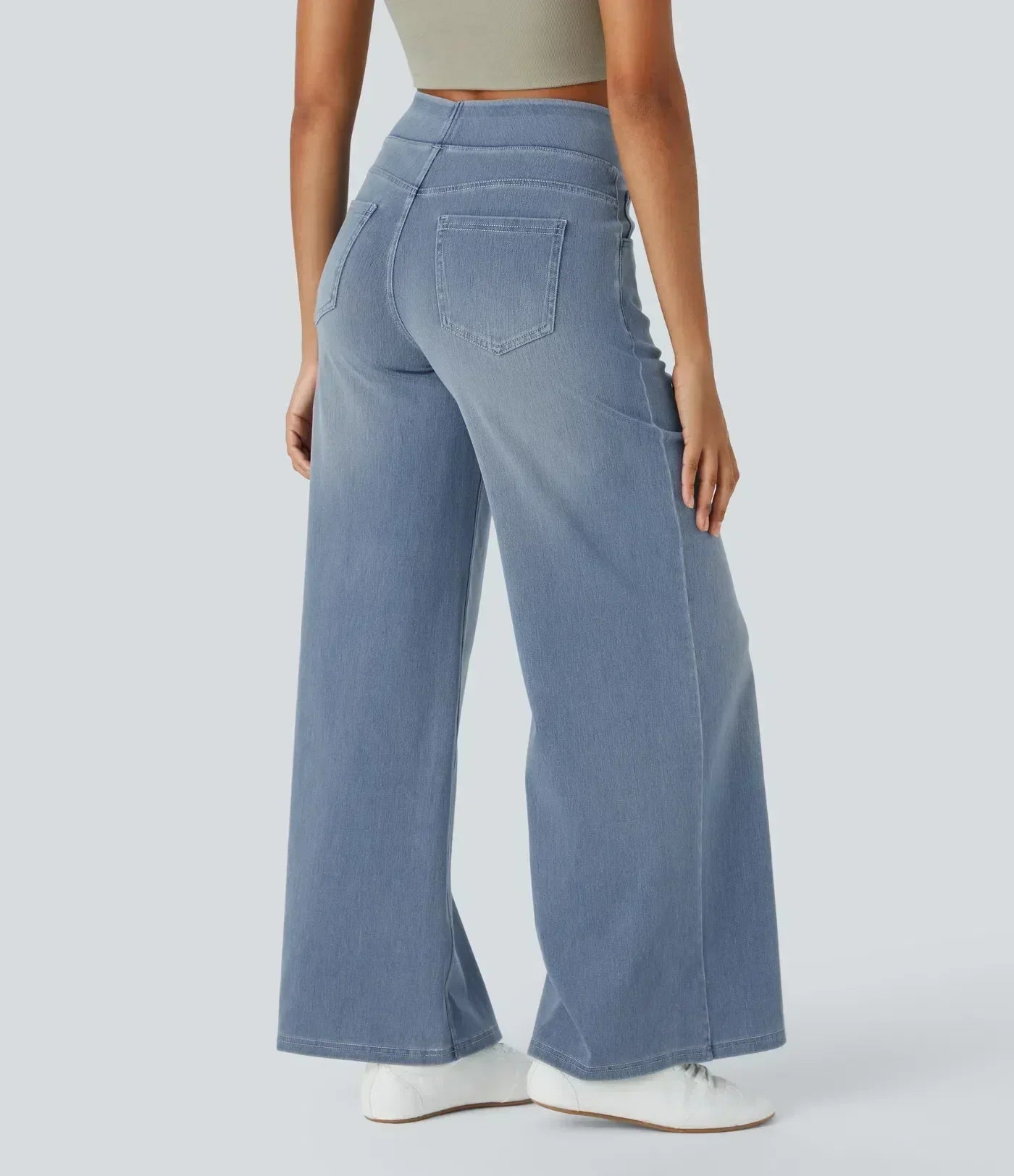 High Waist Trousers - Stretch & Comfort All Day