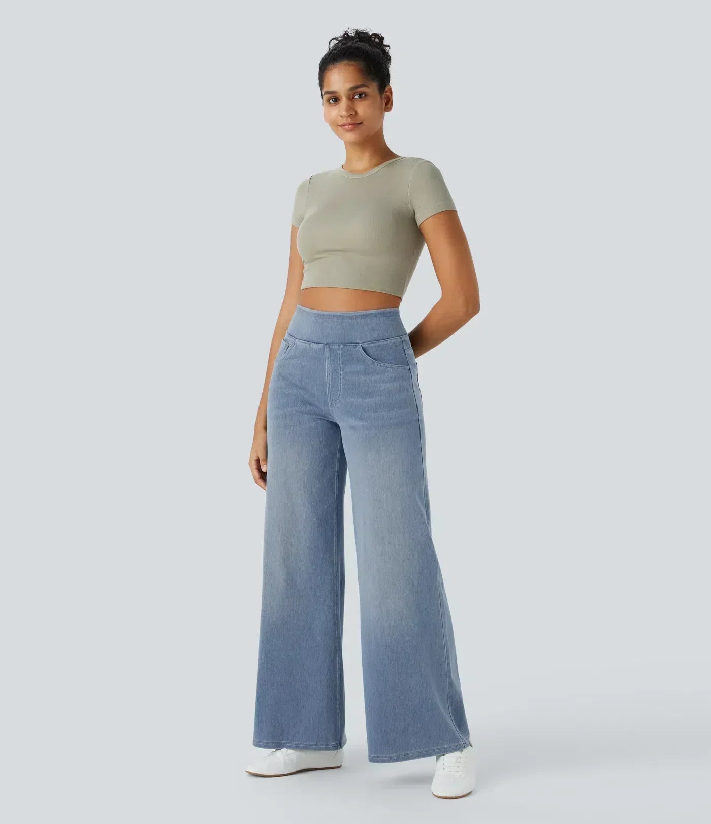 High Waist Trousers - Stretch & Comfort All Day