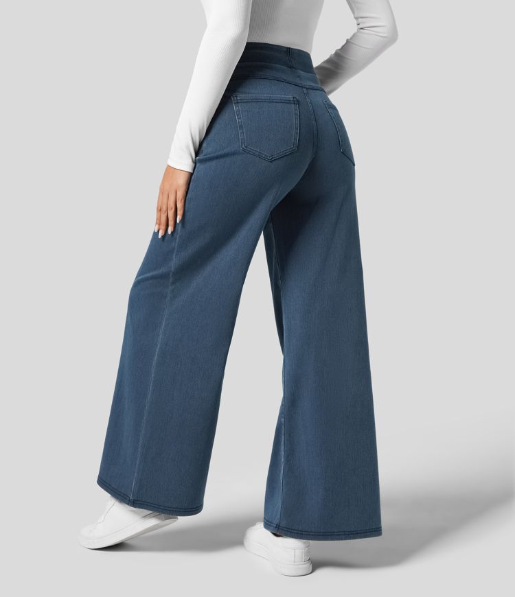 High Waist Trousers - Stretch & Comfort All Day