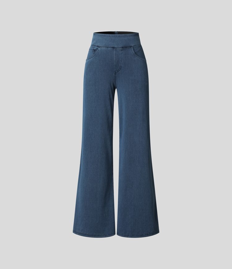High Waist Trousers - Stretch & Comfort All Day