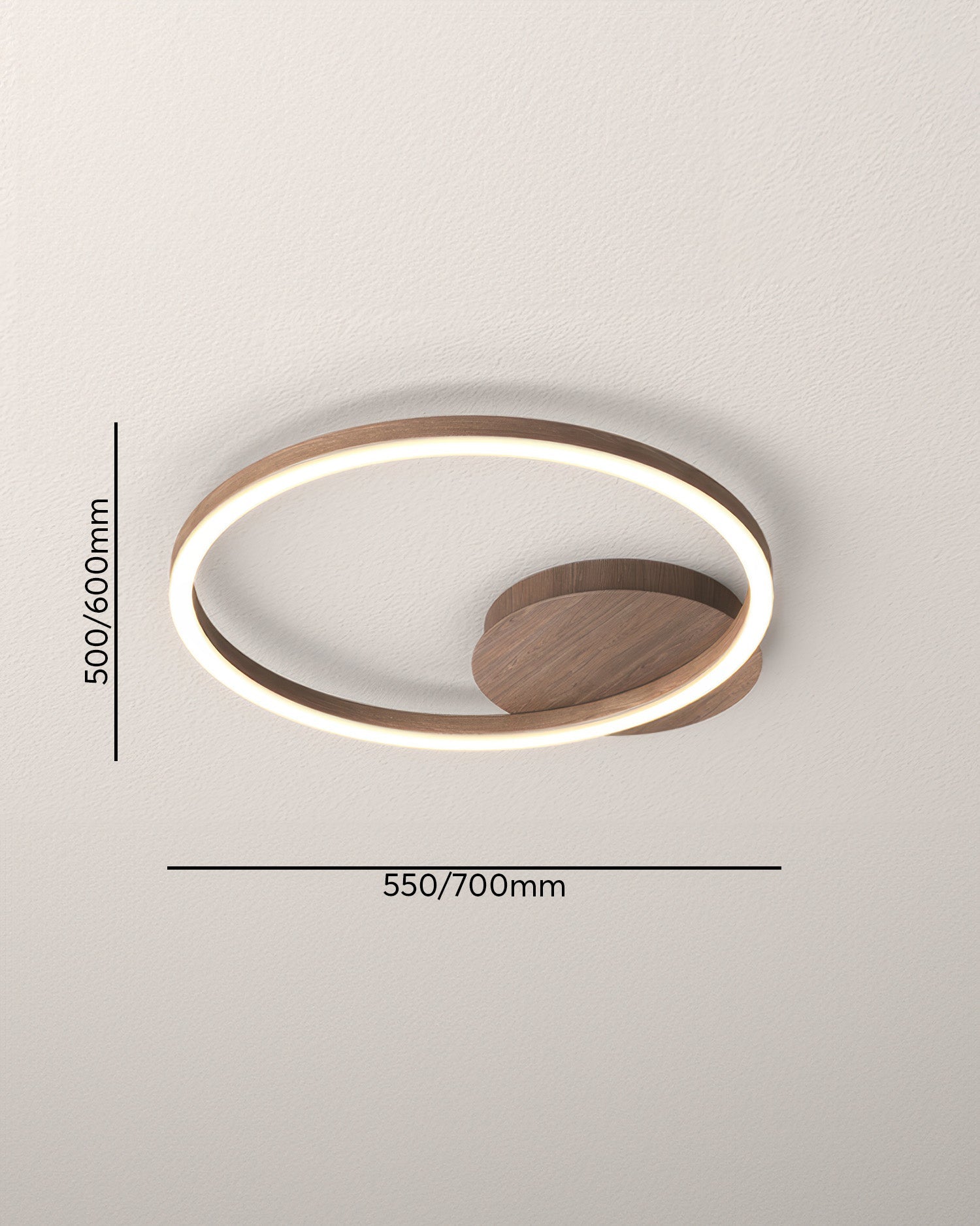 RingLuma | Energy-efficient LED ceiling light | Elegant ring design | Modern design | Iron and acrylic | AC 90-260V | Various sizes | Refined atmosphere for any room