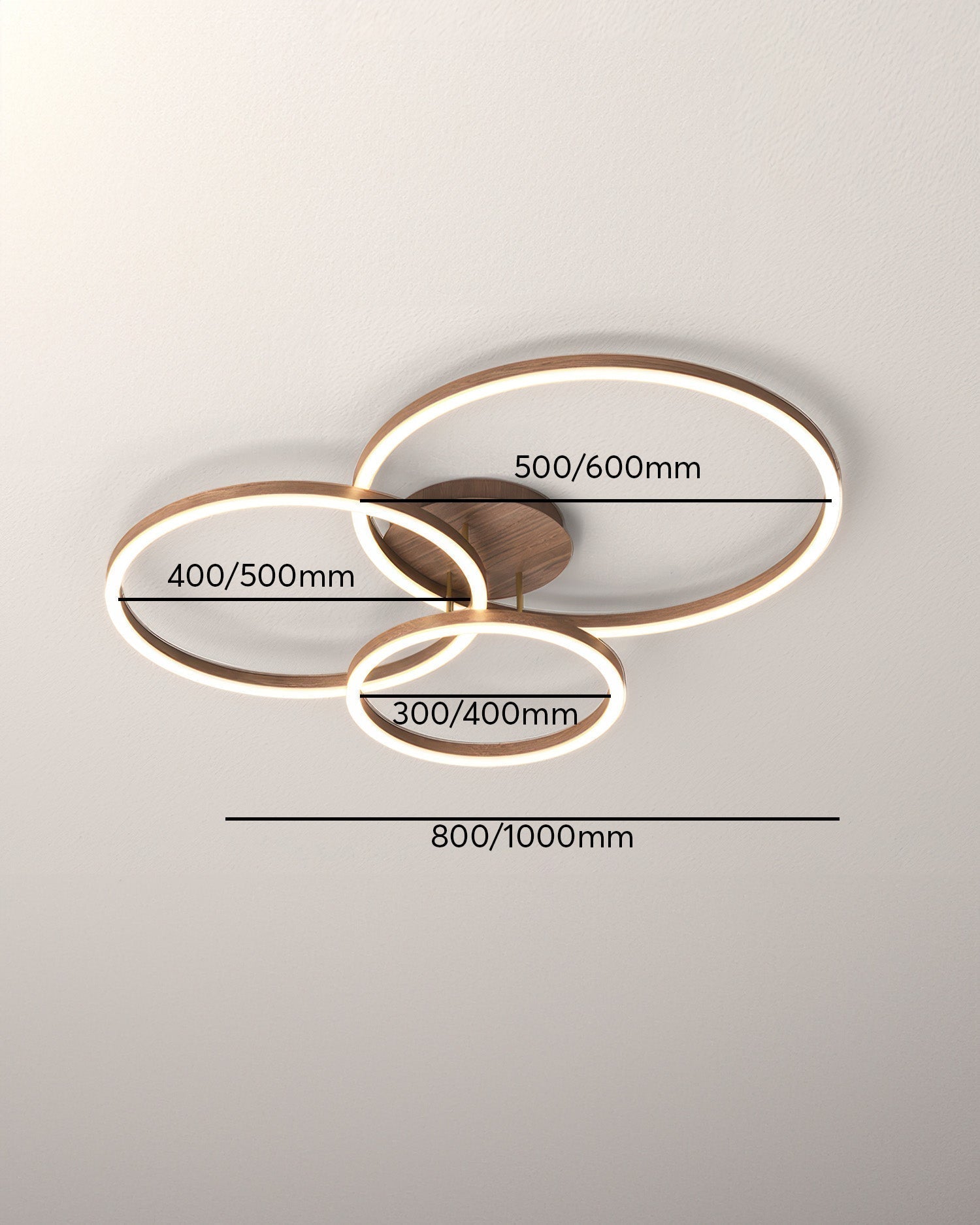 RingLuma | Energy-efficient LED ceiling light | Elegant ring design | Modern design | Iron and acrylic | AC 90-260V | Various sizes | Refined atmosphere for any room