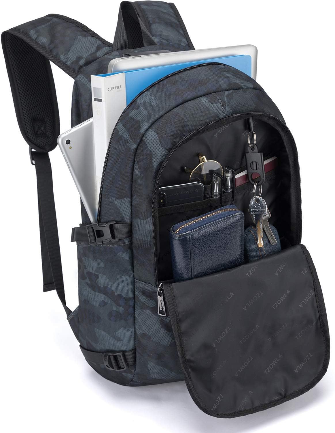 Extra Large Anti-Theft Laptop and Travel Backpack with USB Port – 30–50L