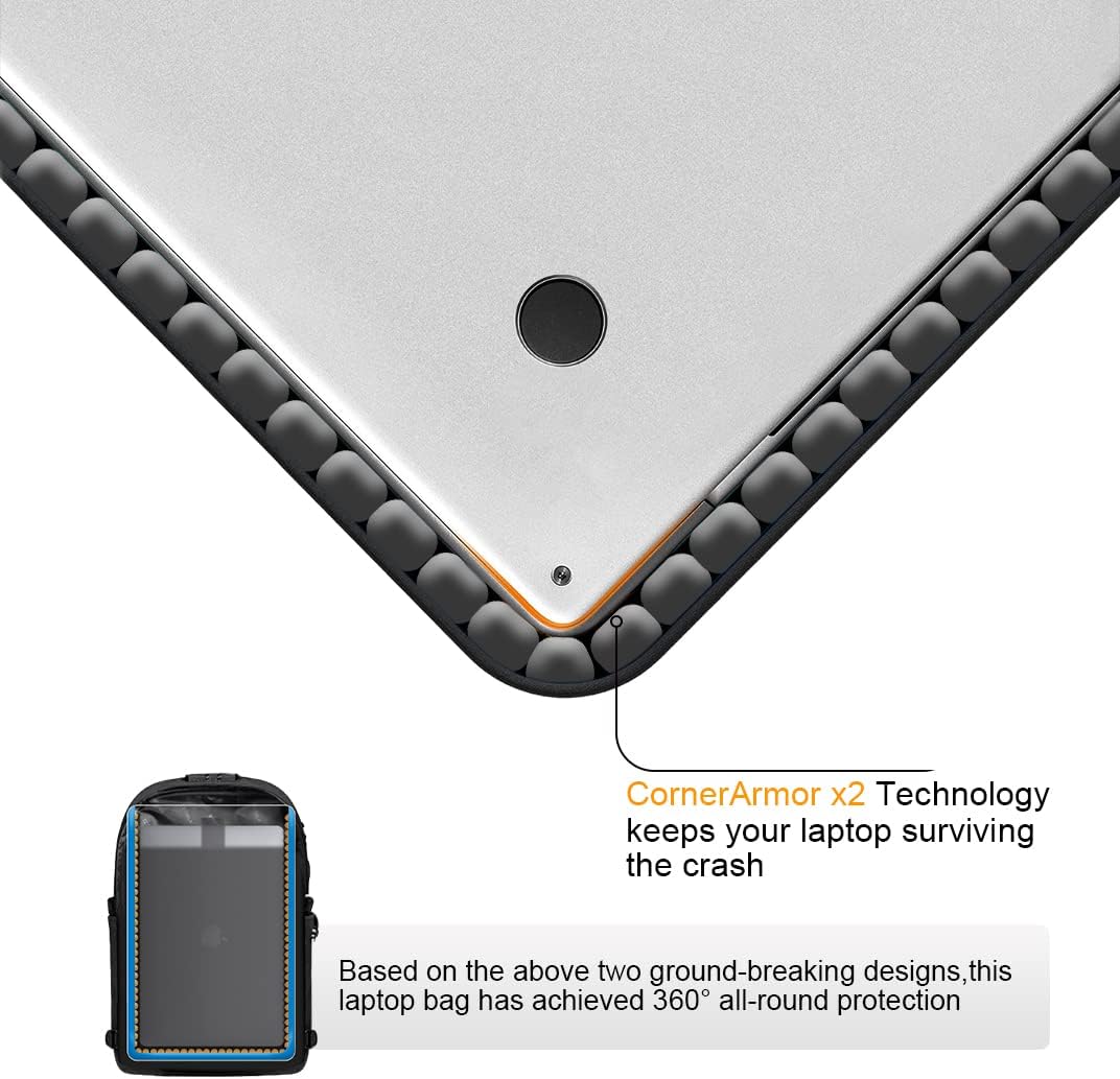 Extra Large Anti-Theft Laptop and Travel Backpack with USB Port – 30–50L