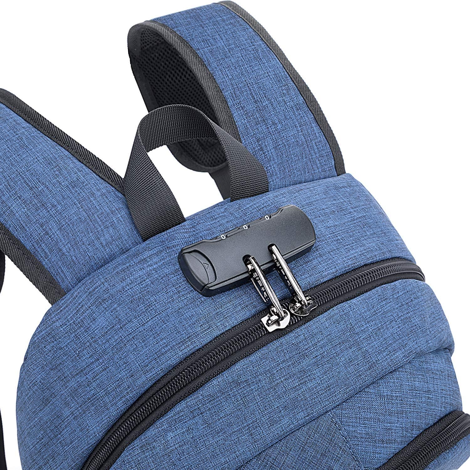 Extra Large Anti-Theft Laptop and Travel Backpack with USB Port – 30–50L