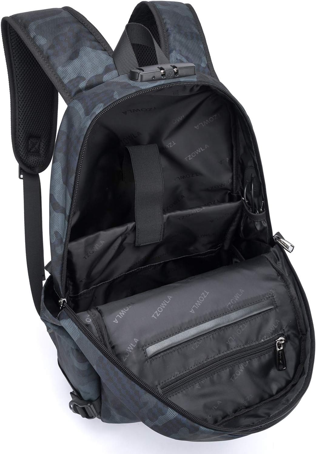 Extra Large Anti-Theft Laptop and Travel Backpack with USB Port – 30–50L