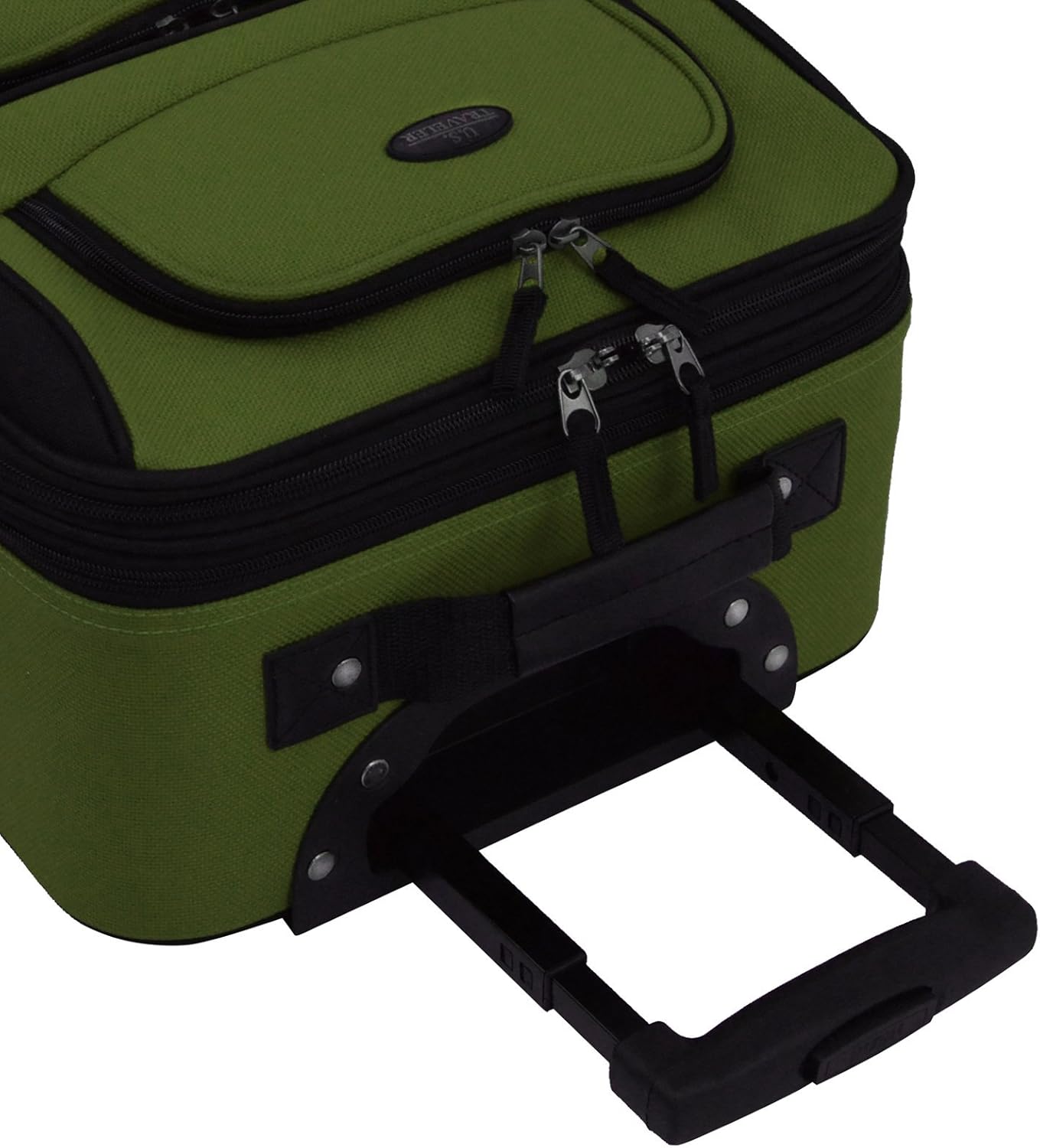 2-piece soft luggage set with expandable design and skate wheels