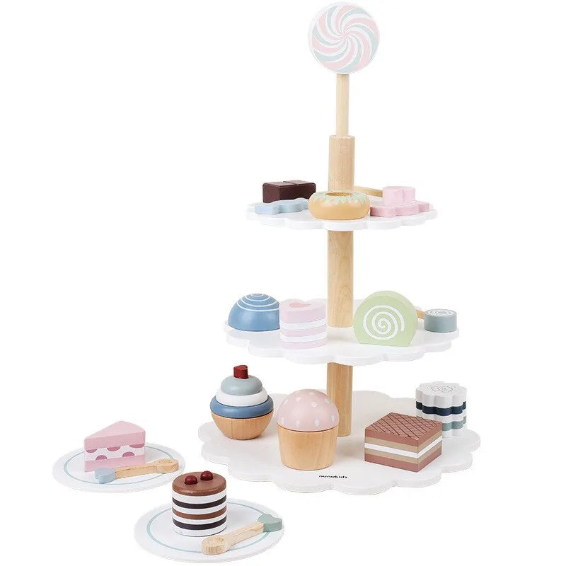 Creative Wooden Toy Set for Children's Role Play & Learning Fun