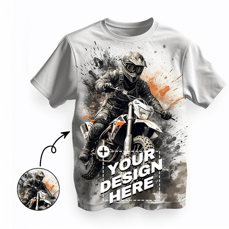 Personalised T-Shirt for Men – Design Your Own Shirt - Unique Gift with Custom Print