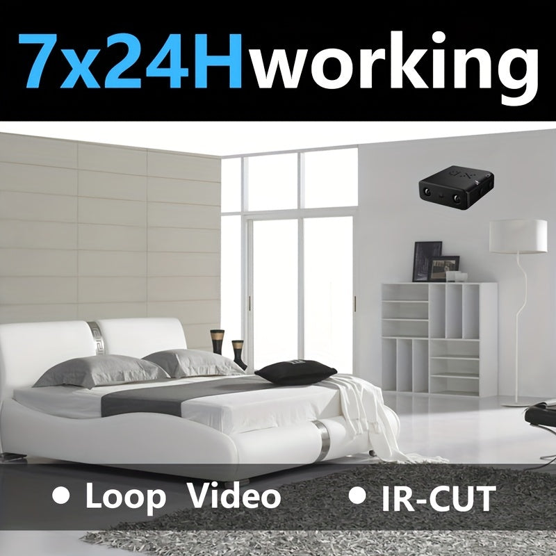Ultra-Compact Full HD Mini Camera - Night Vision & Motion Detection