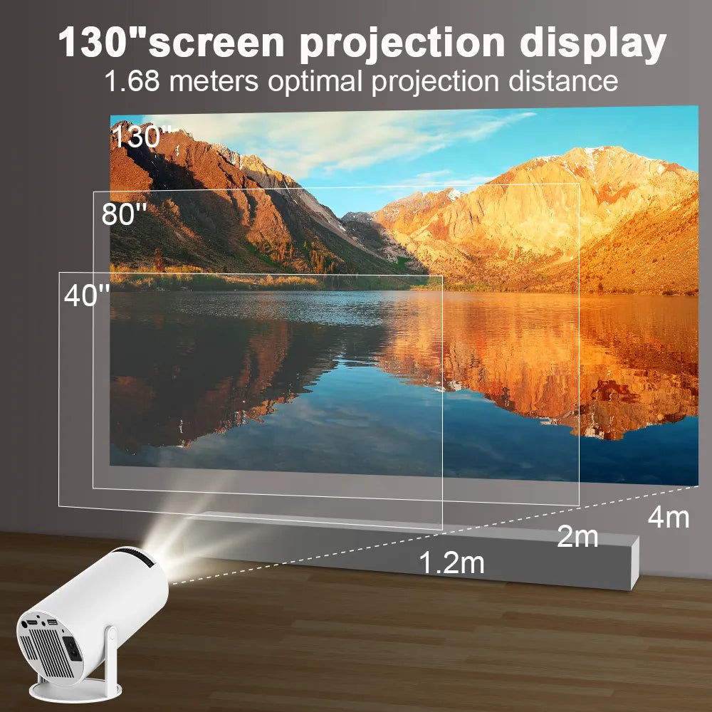 HomeVision Projector - Ultra HD | Compact & Portable