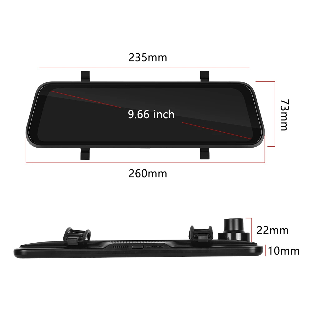 Ultra HD Mirror Dashcam - Wireless CarPlay & Android Auto