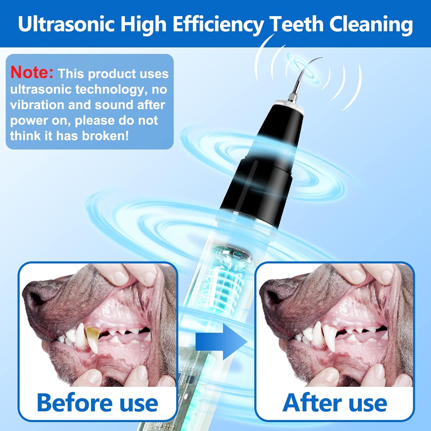 Ultrasonic Pet Tooth Cleaning Set – BuddyCare