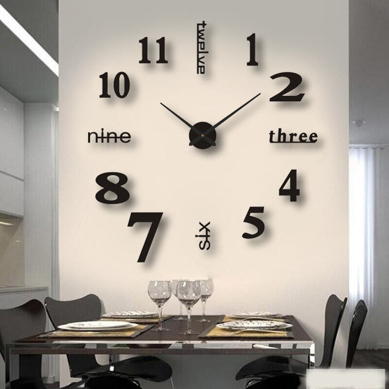 TopHouse DIY Wall Clock - Unique | Creative | Custom Design