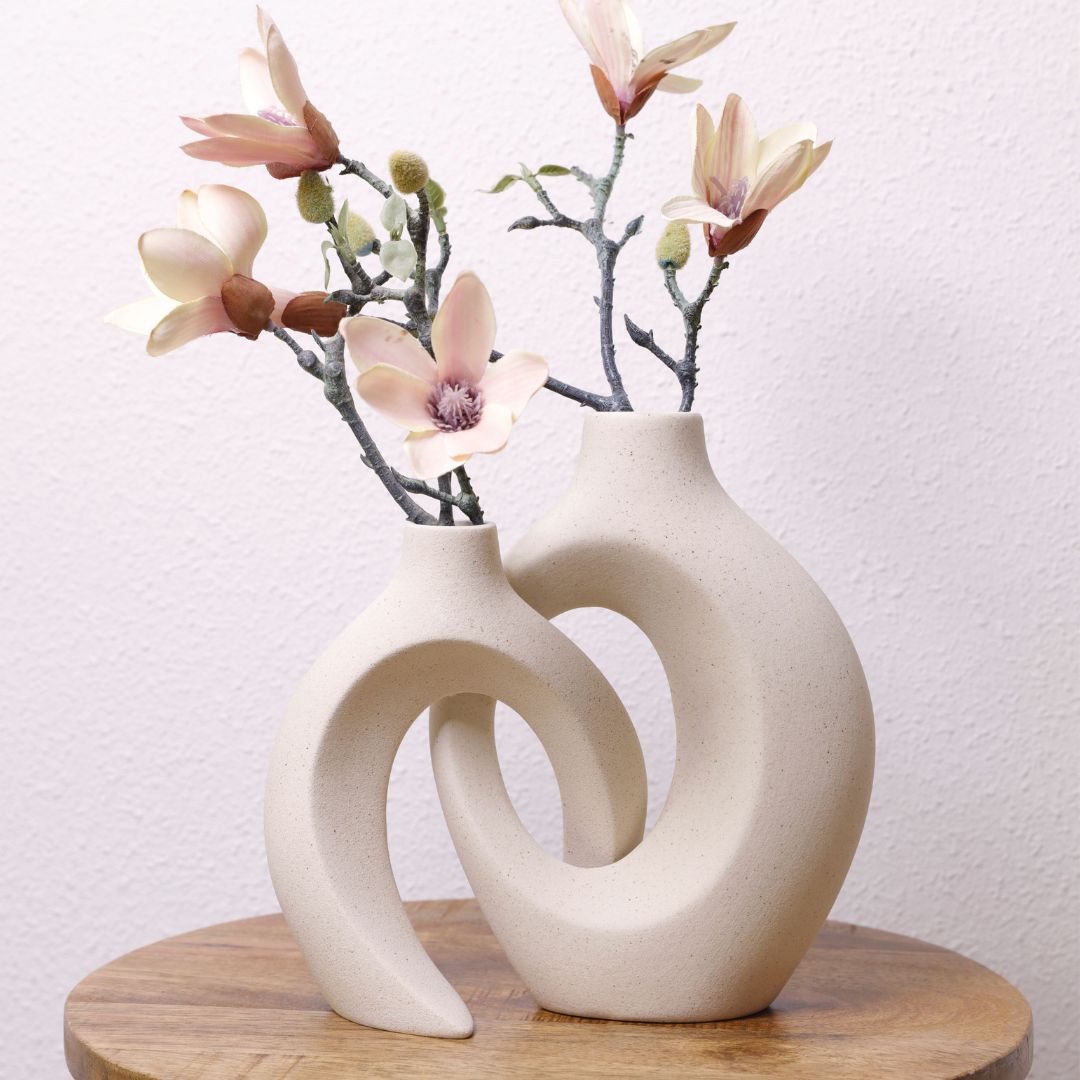 Gleora | Unique Flower Vase - Intertwined Design