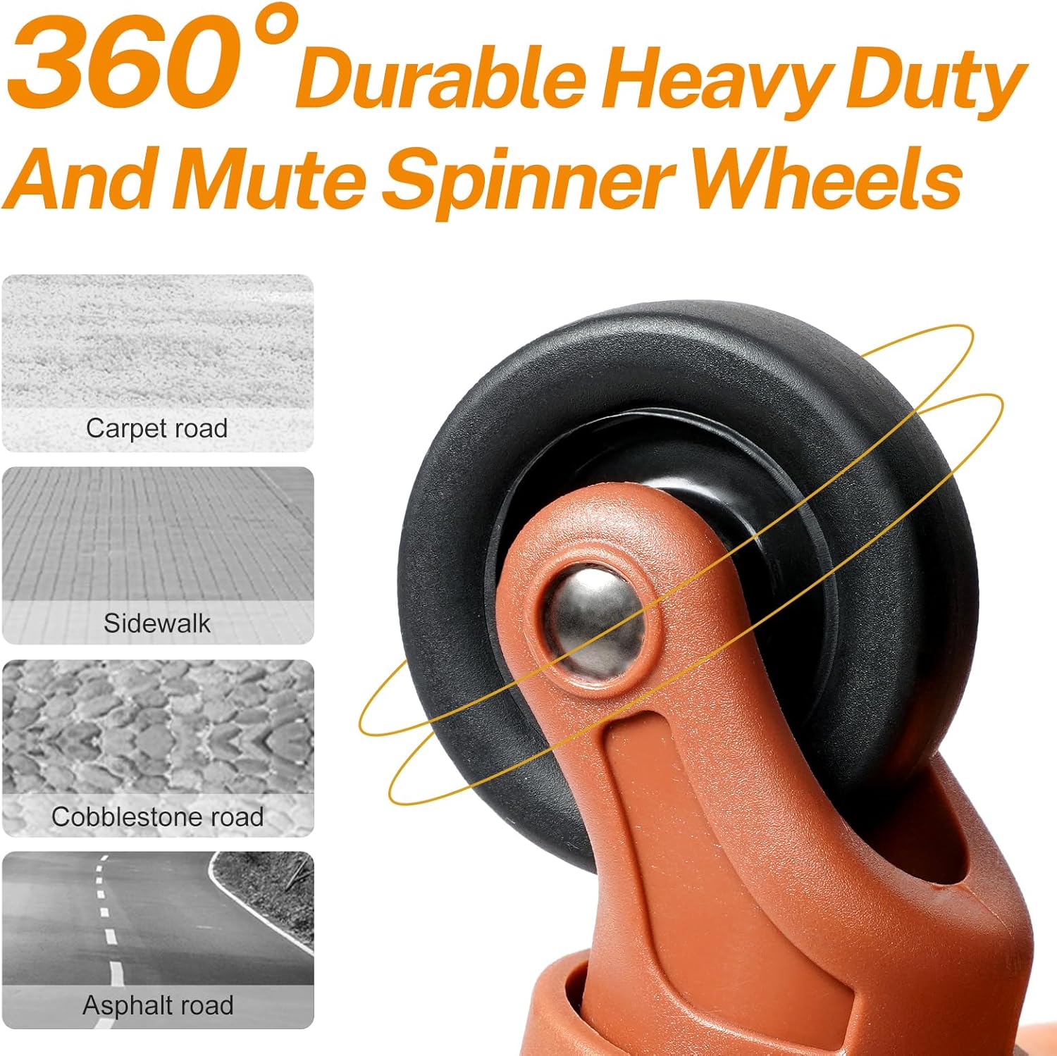 2-Piece Vintage-Inspired Luggage Set with Spinner Wheels and Protective Cover