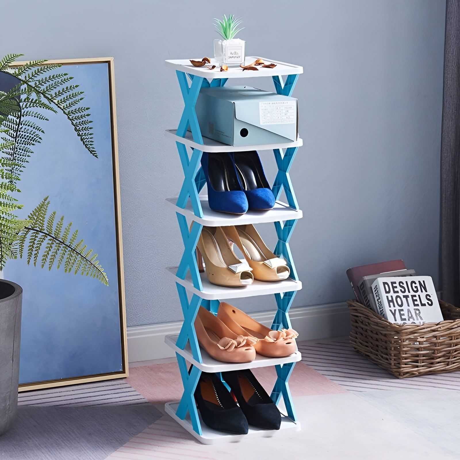 Multifunctional and Foldable Shoe Rack - SpaceSaver