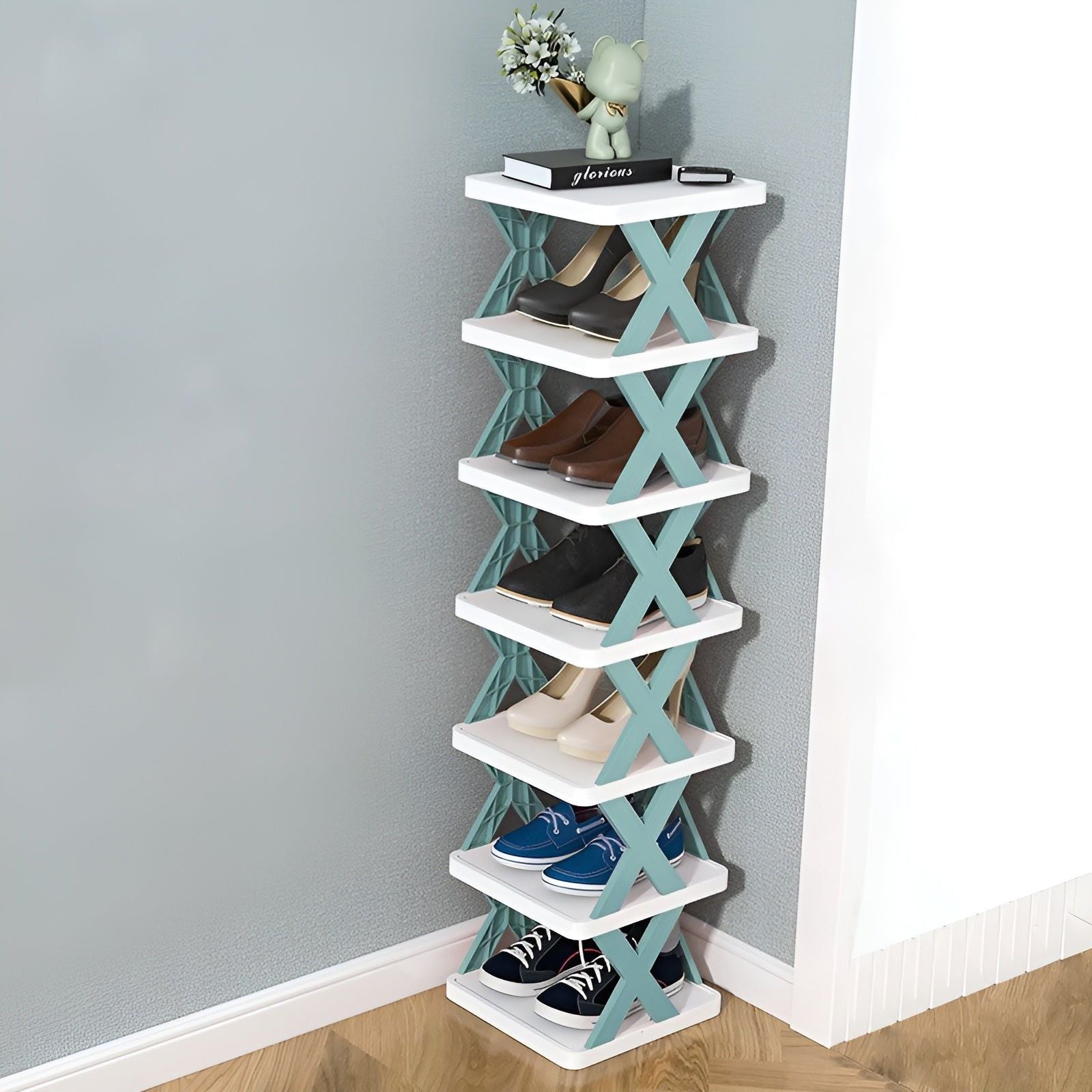 Multifunctional and Foldable Shoe Rack - SpaceSaver