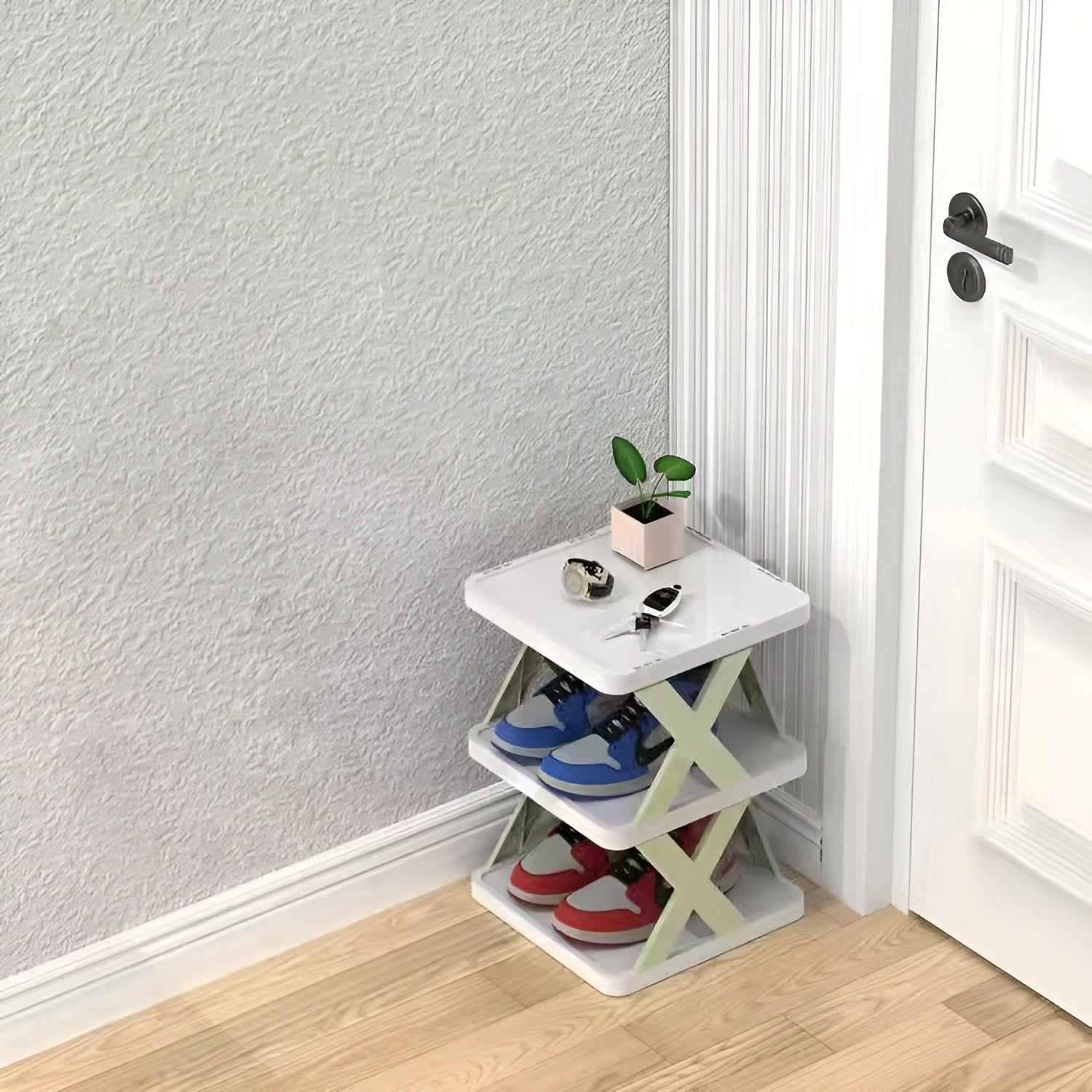 Multifunctional and Foldable Shoe Rack - SpaceSaver