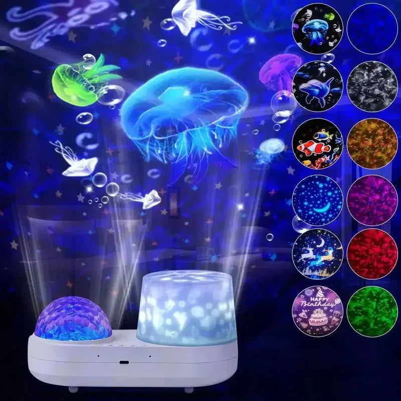 SereneStarlight Nightlight Projector | Colorful ceiling and wall light for kids