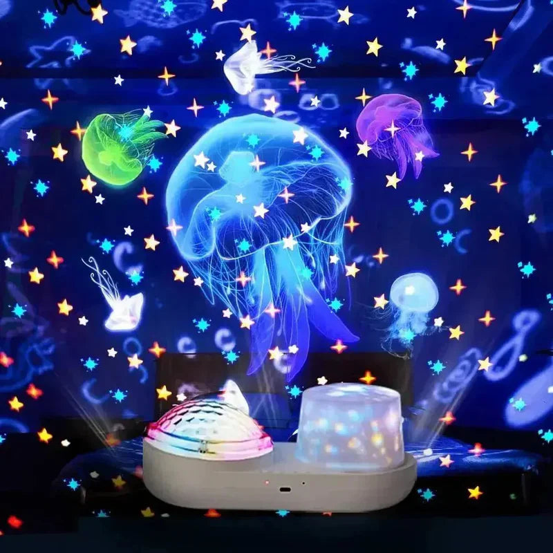 SereneStarlight Nightlight Projector | Colorful ceiling and wall light for kids
