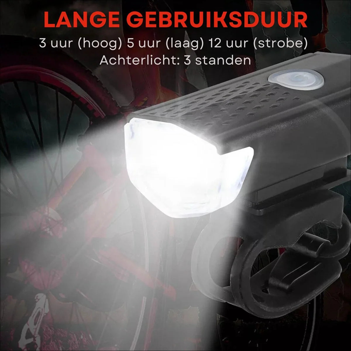 VoltBeam USB Bicycle Light Set – Safety and Convenience with Rechargeable Batteries