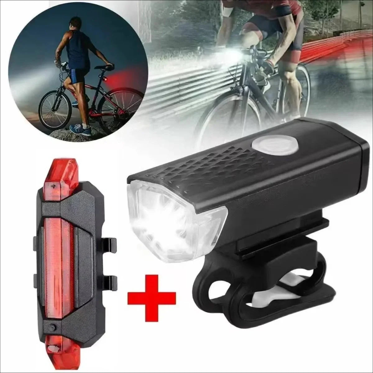 VoltBeam USB Bicycle Light Set – Safety and Convenience with Rechargeable Batteries