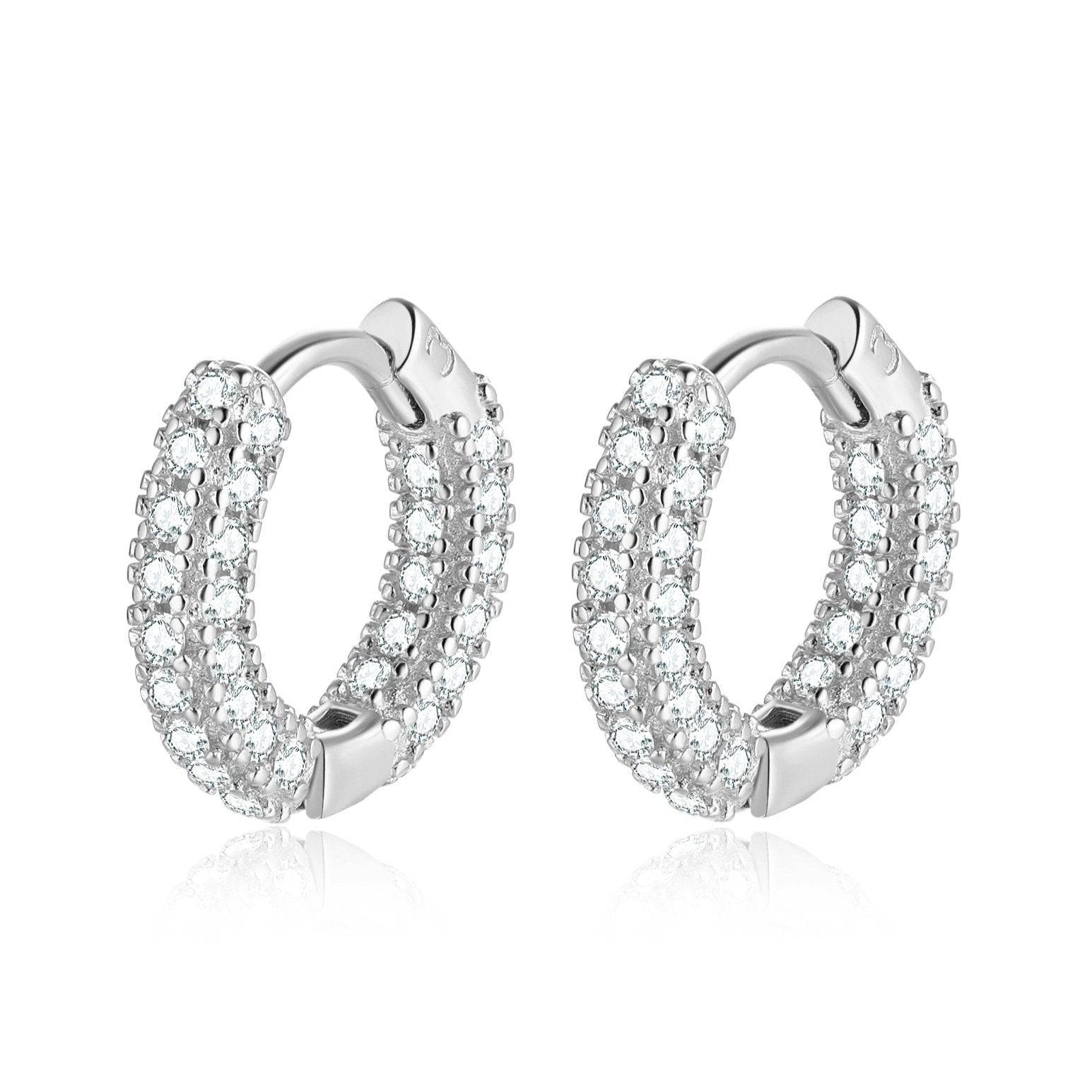 Radiant Zirconia Earrings – Elara