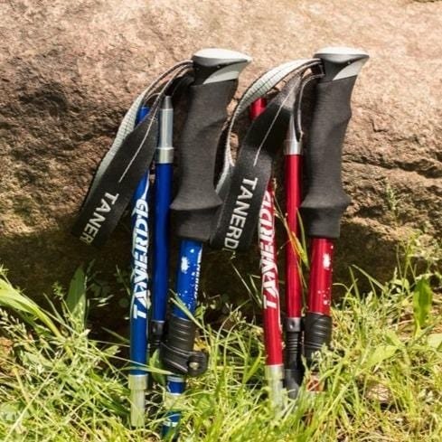 TREKSMART Walking Stick - Adjustable and Foldable | Safe and Lightweight