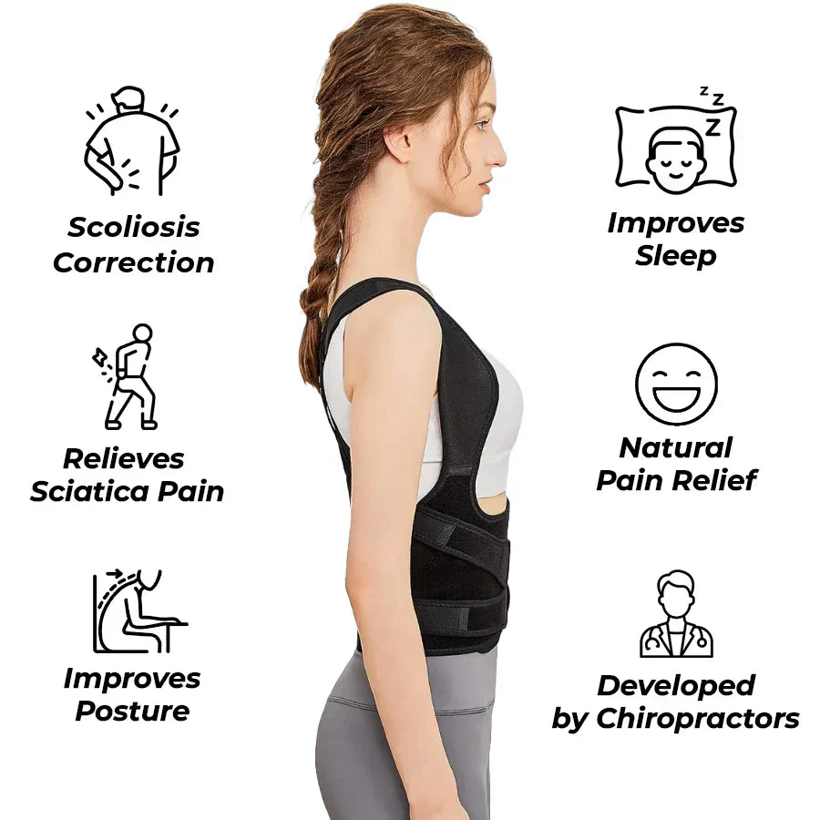 Adjustable Back Brace - Posture Correction